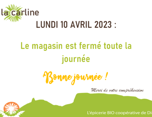 FÉRIÉ LUNDI 10/04