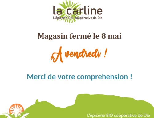 FERMETURE MAGASIN le 8 mai