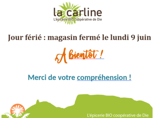 Fermeture magasin